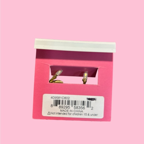 Betsey Johnson Red Apple Earrings-NWT - Picture 2 of 2